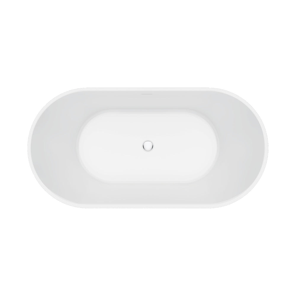 Eleanor Freestanding Acrylic Bath with Overflow, 1500mm