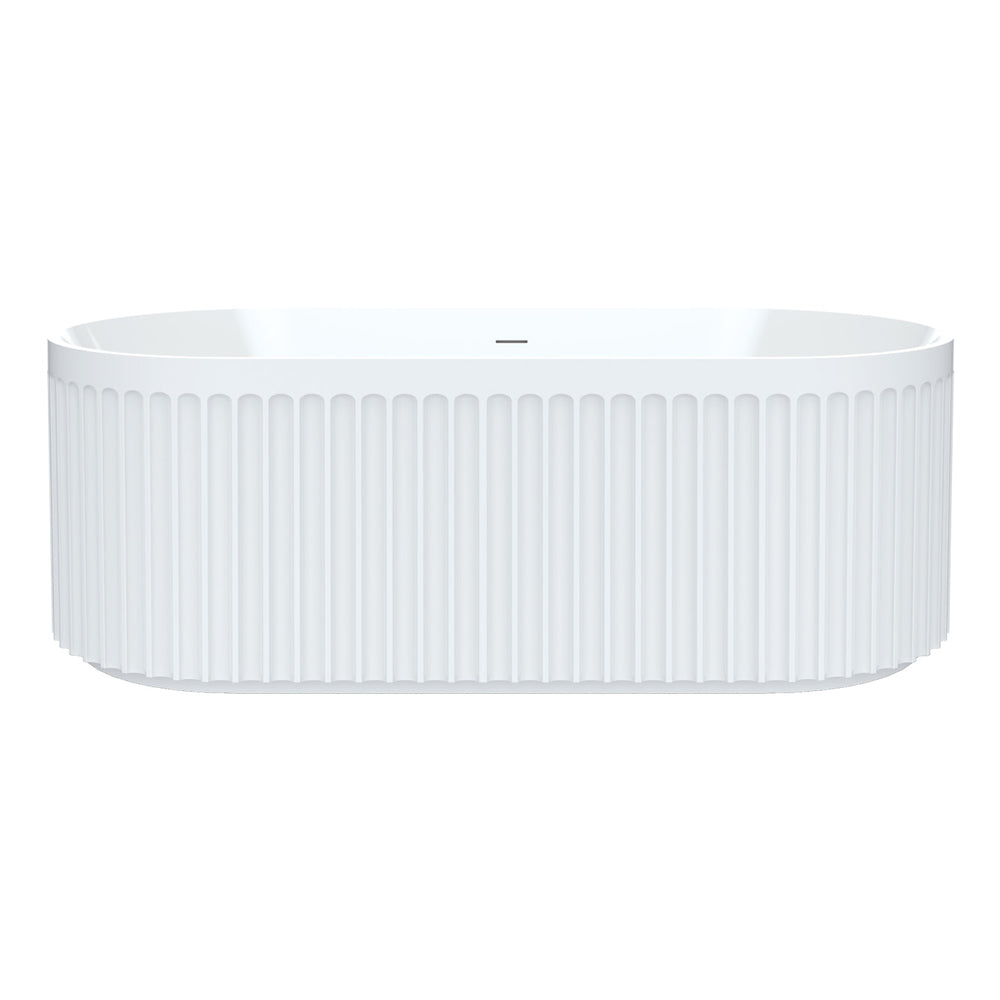 Eleanor Freestanding Acrylic Bath with Overflow, 1700mm