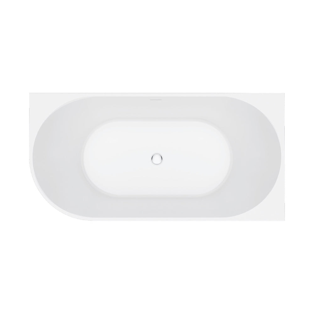 Eleanor Left-Hand Corner Acrylic Bath with Overflow, 1500mm