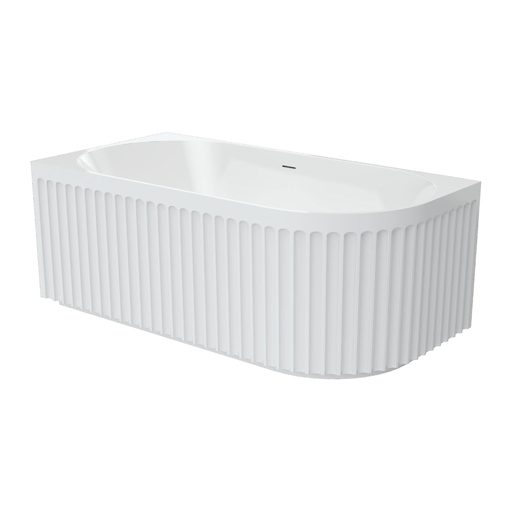 Eleanor Right-Hand Corner Acrylic Bath with Overflow, 1500mm