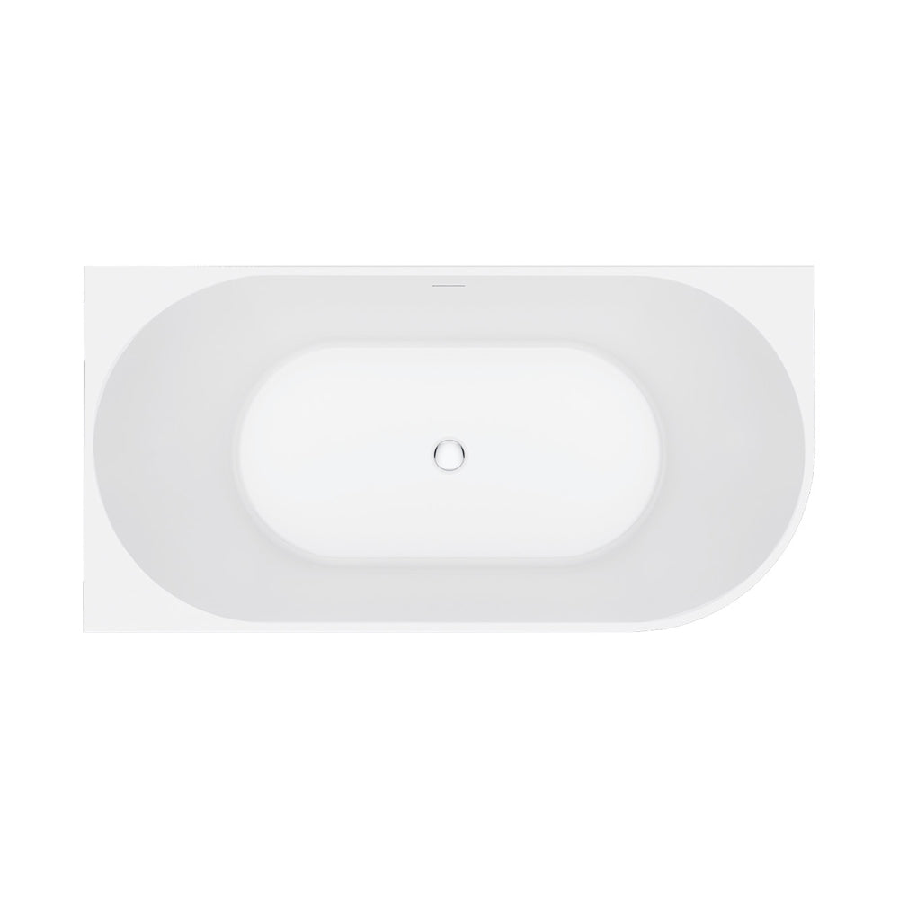 Eleanor Right-Hand Corner Acrylic Bath with Overflow, 1500mm