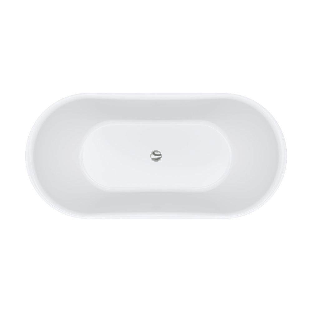 Windsor Freestanding Acrylic Bath, 1500mm, Matte Black