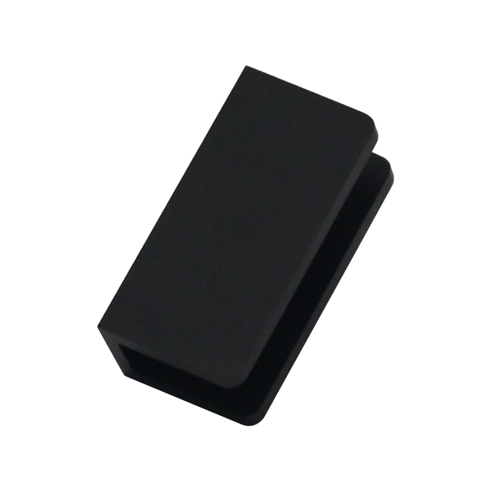 Wall Bracket for Frameless Glass Shower Panel, Matte Black