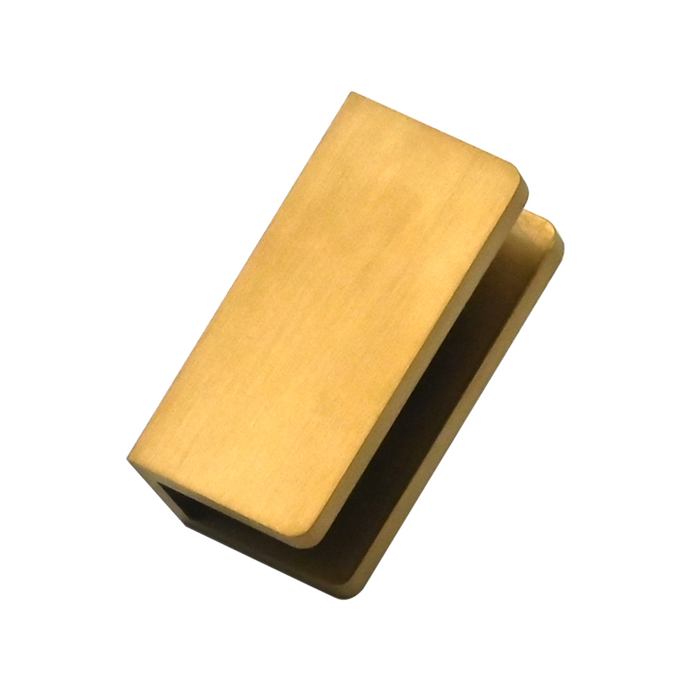 Wall Bracket for Frameless Glass Shower Panel, Urban Brass