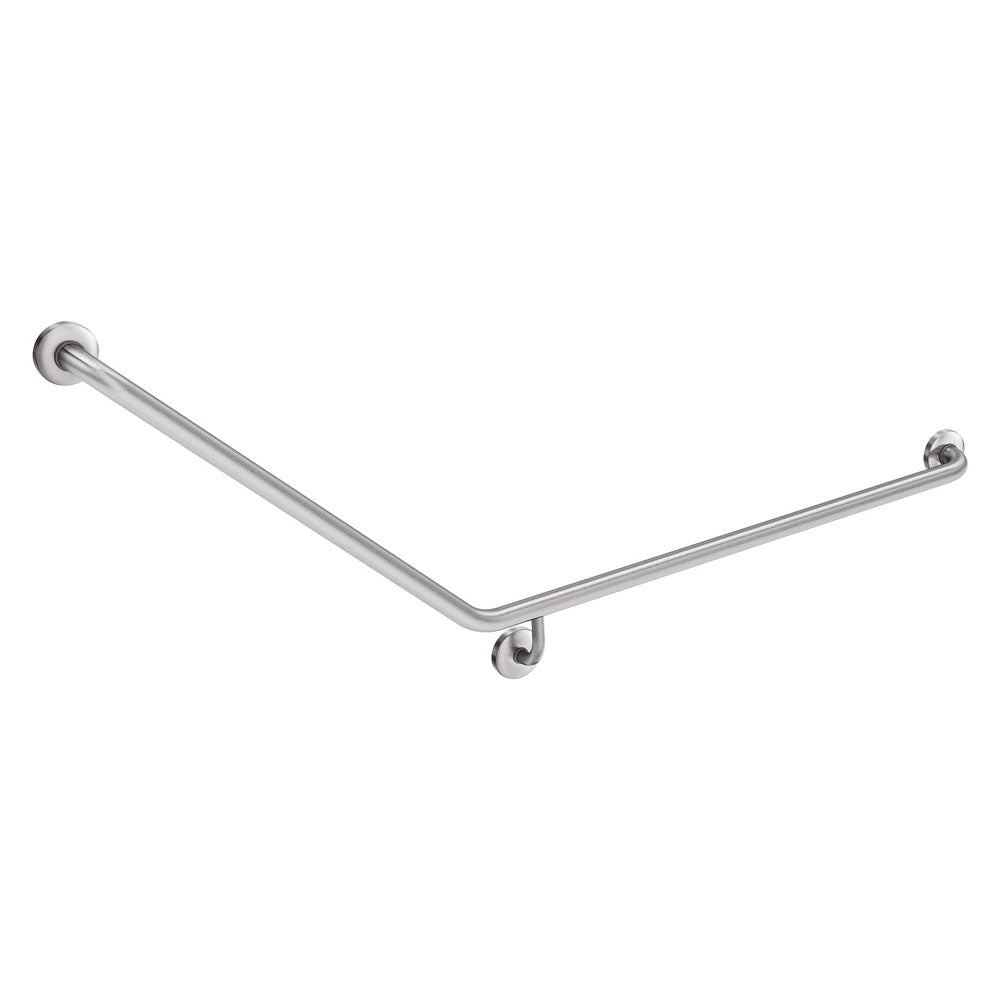 40° Accessible Care Right-Hand Grab Rail, Stainless Steel