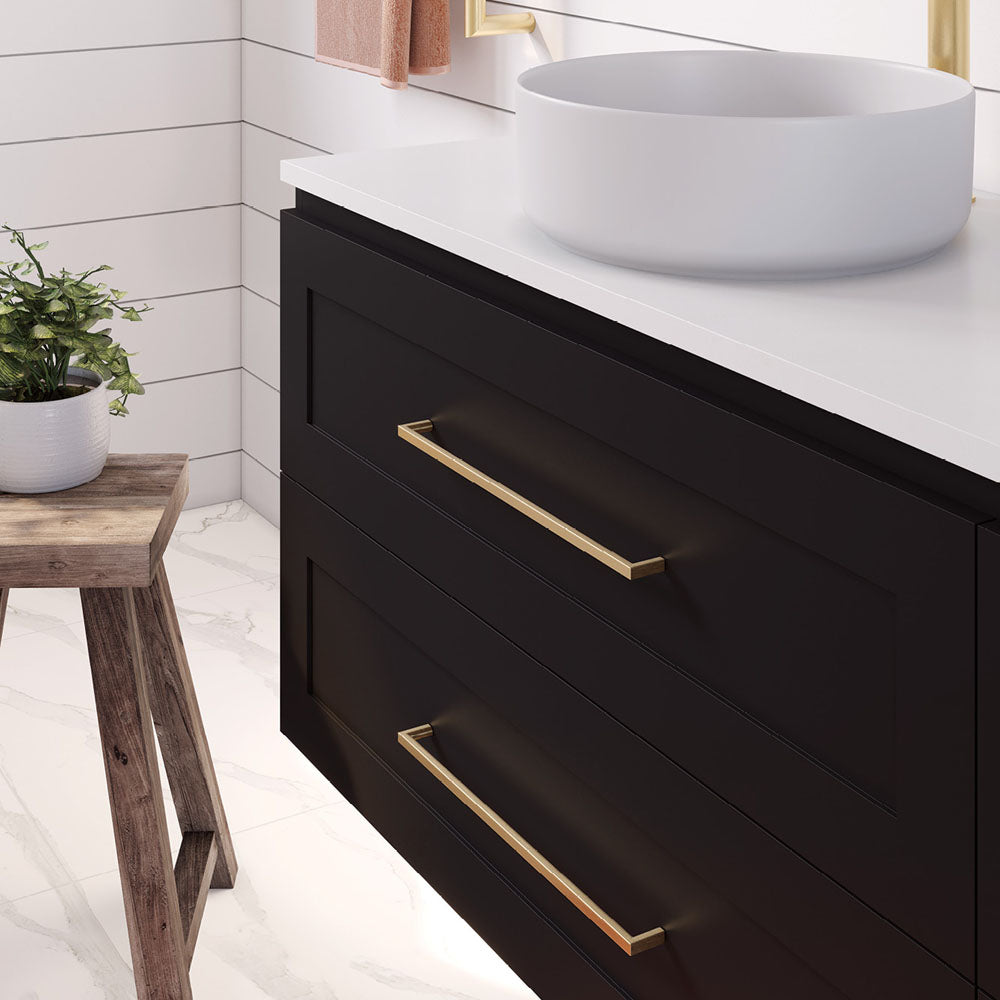 Urbane 192mm Handle, Urban Brass