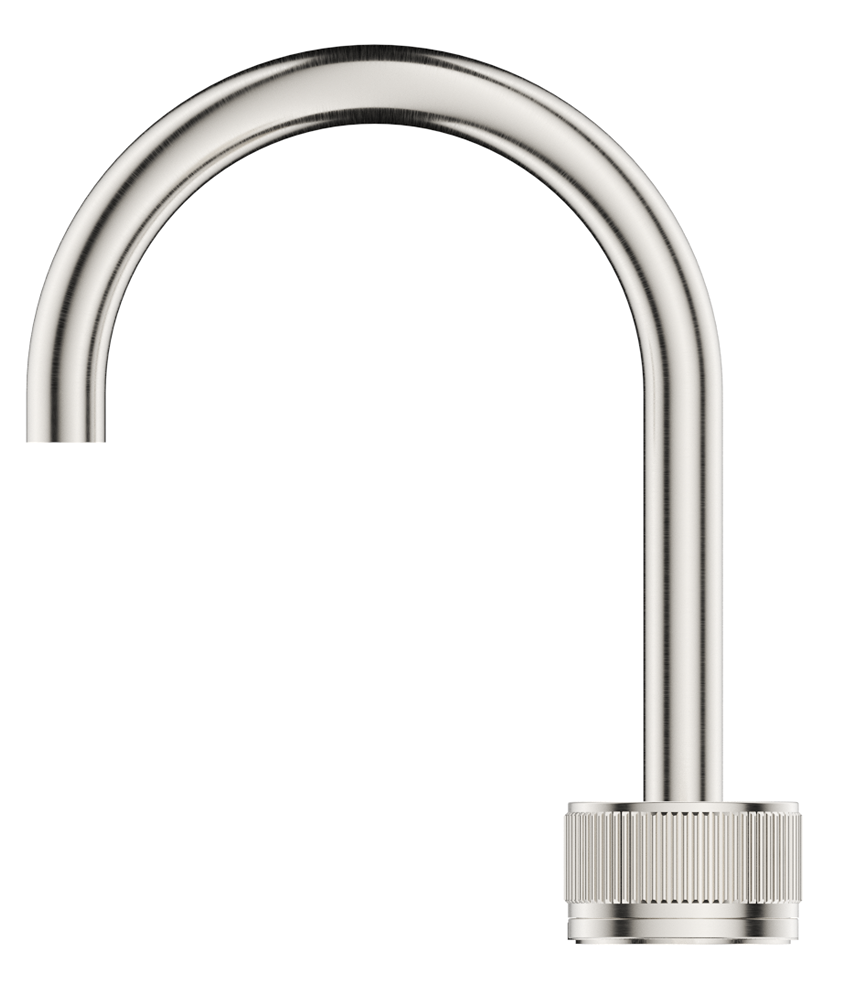 Mica Fluted Gooseneck Hob Basin Mixer Set - image 5