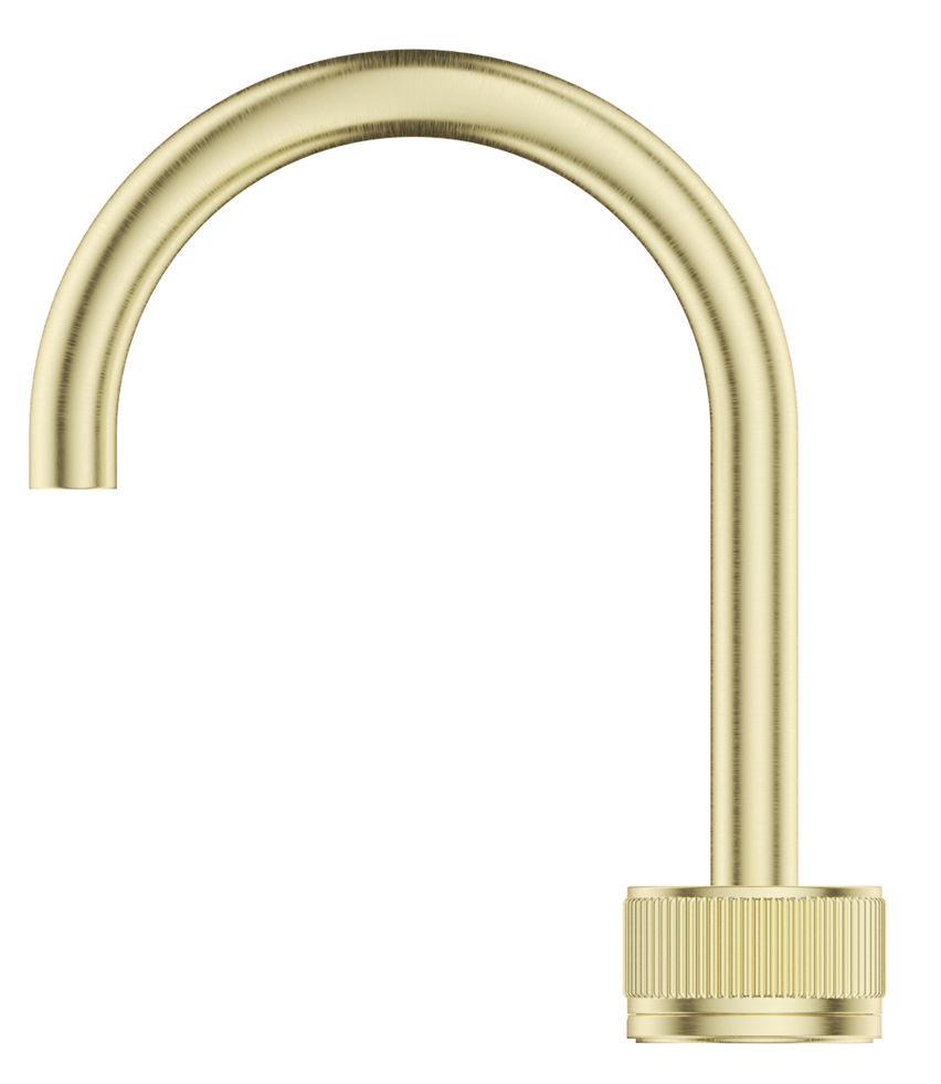 Mica Fluted Gooseneck Hob Basin Mixer Set - image 11