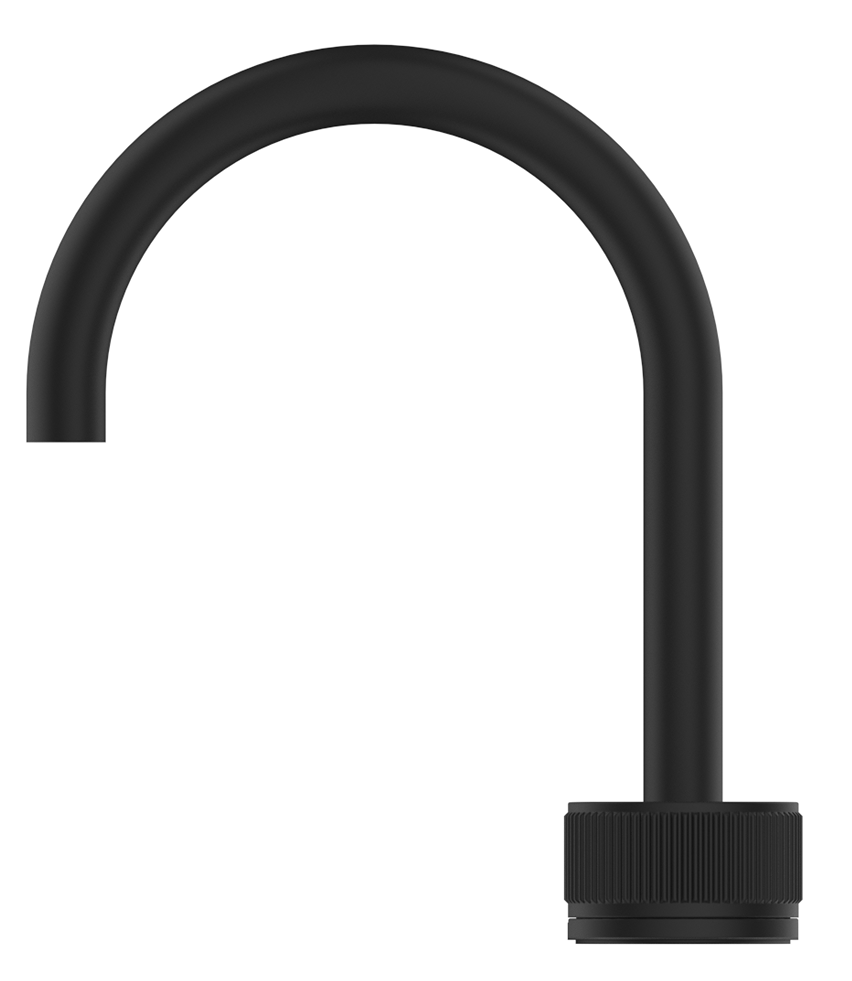 Mica Fluted Gooseneck Hob Basin Mixer Set - image 2