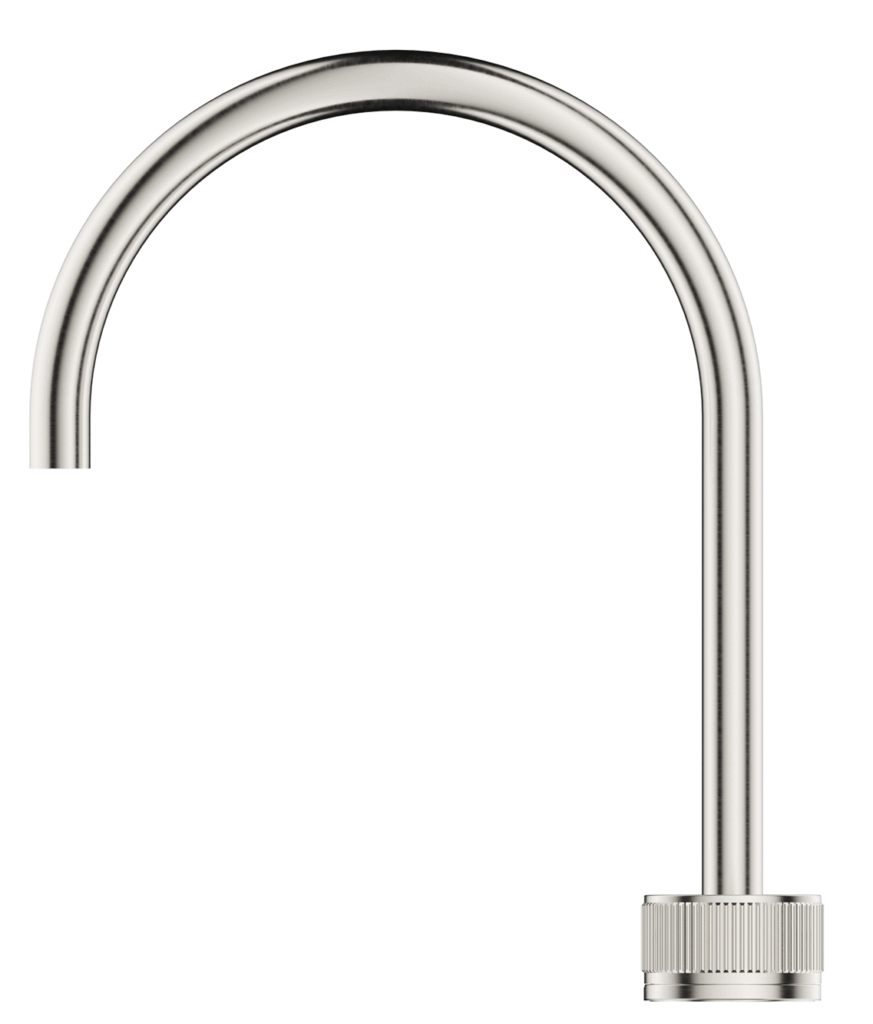 Mica Fluted Gooseneck Hob Sink/Basin Mixer Set - image 4