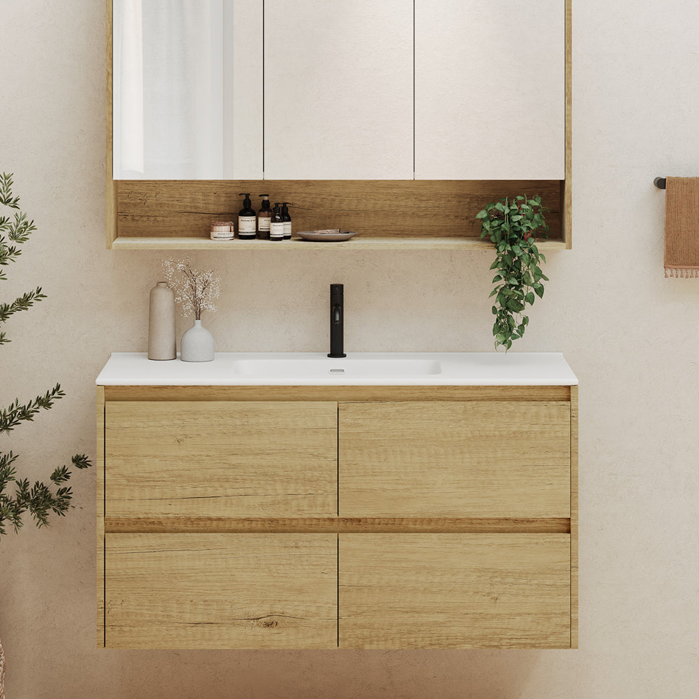 Joli Matte Full Depth Ceramic Basin Top 1200mm 1TH