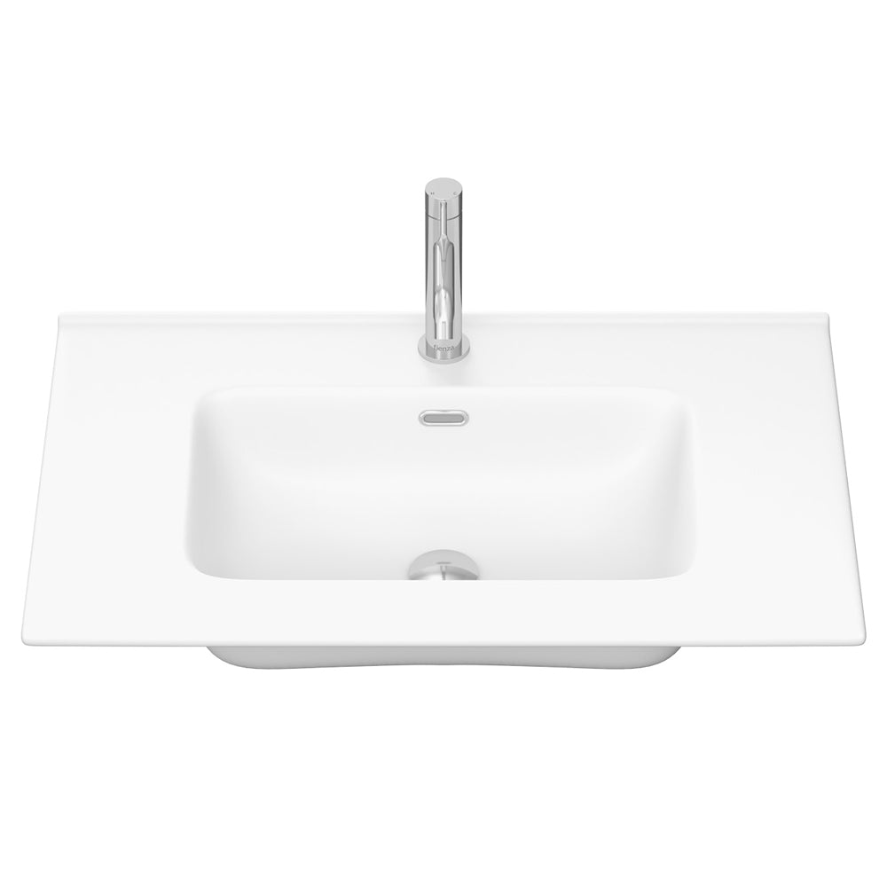 Joli Matte Full Depth Ceramic Basin Top 750mm 1TH