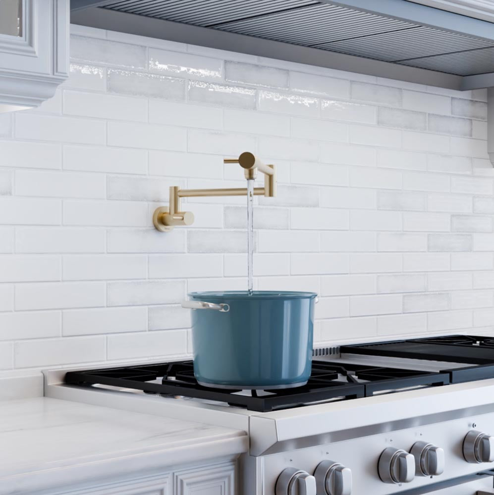 Kaya Pot Filler, Gun Metal