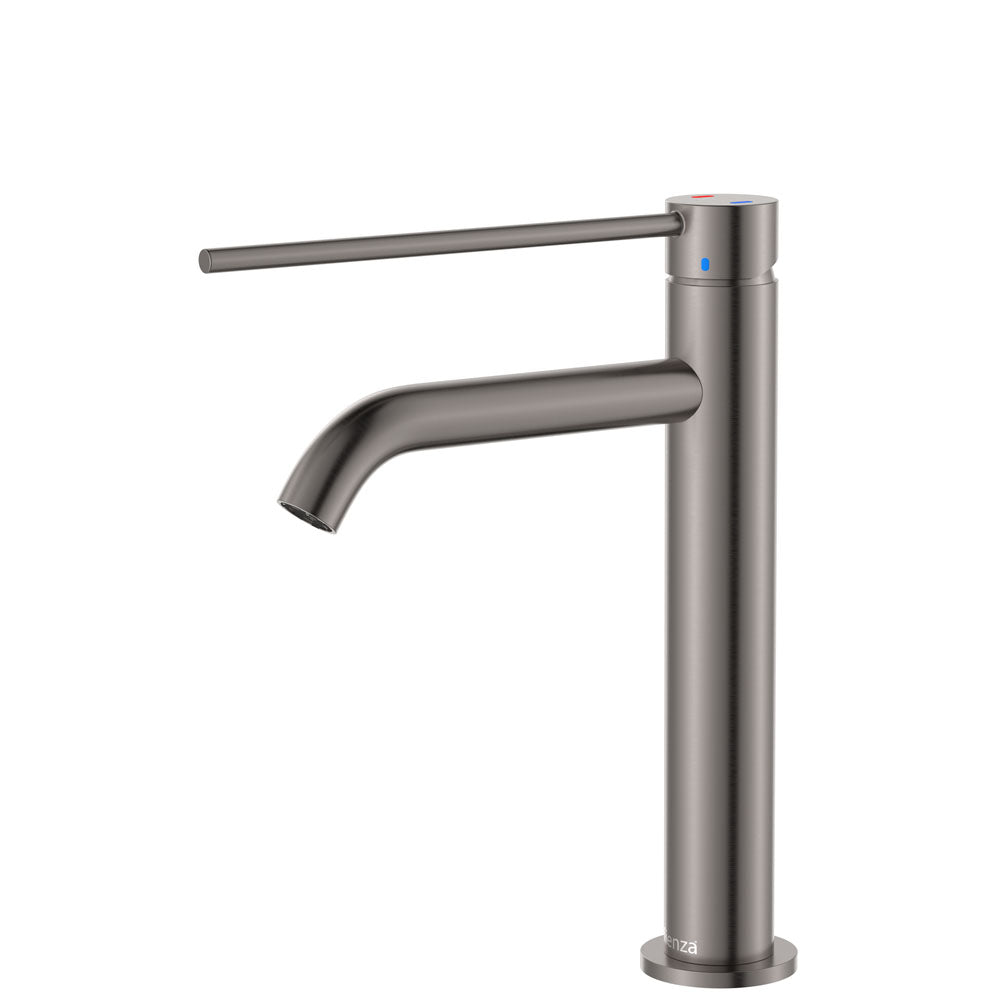 Kaya Care Medium Basin Mixer, Gun Metal