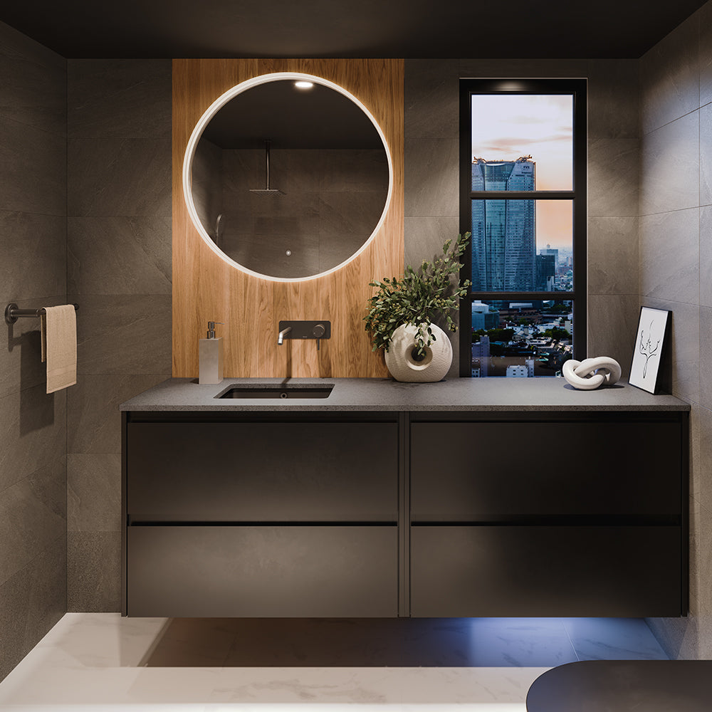 Sansa Round LED Mirror, 800 mm