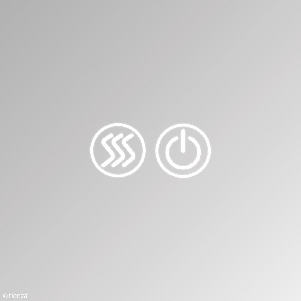 1200 LED Mirror Cabinet with Display Shelf, Scandi Oak