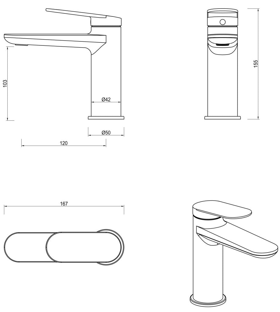 Lantra Basin Mixer - image 3