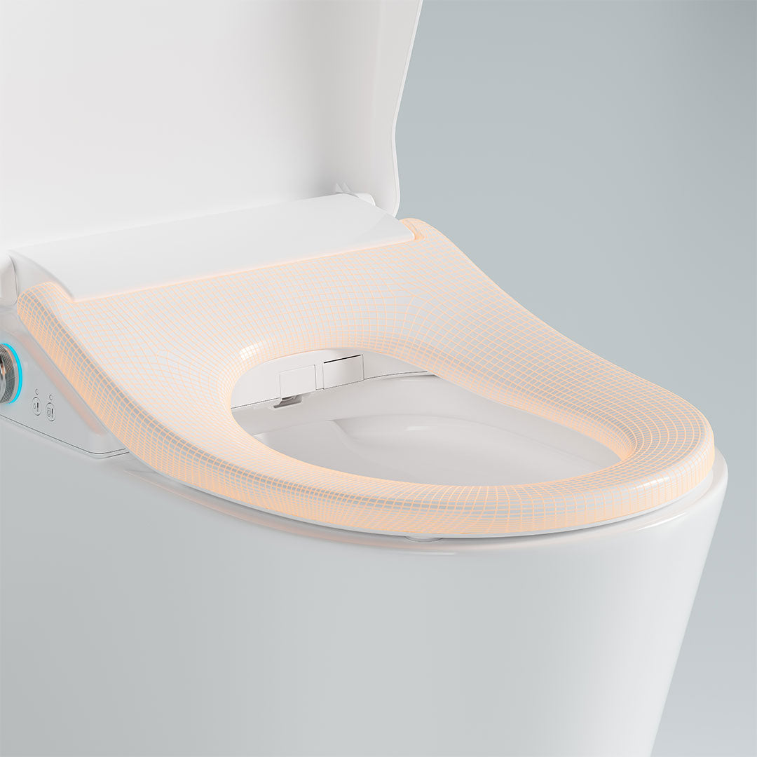 CATANIA BIDET SEAT WITH VEGA TORNADO RIMLESS TOILET