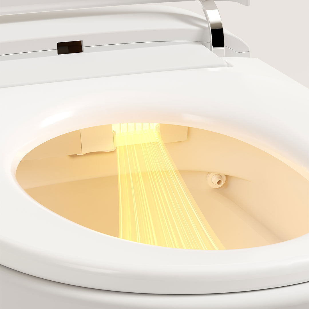 LAFEME AUTOLUX INWALL CISTERN FLOOR PAN SMART TOLET 592*400*492MM WITH  MATTE BLACK FLUSH PLATE