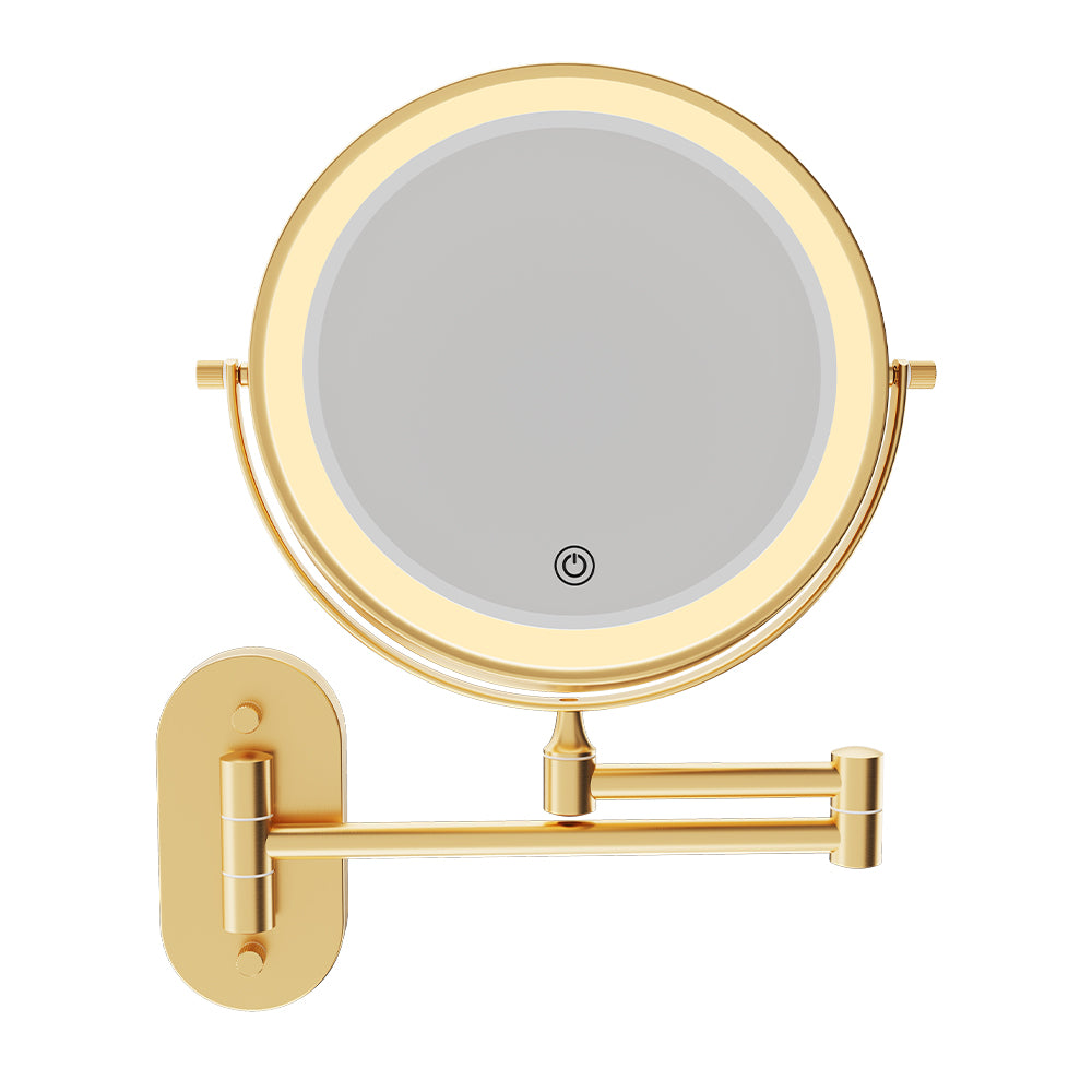 Swivel LED Magnifying Mirror, Urban Brass