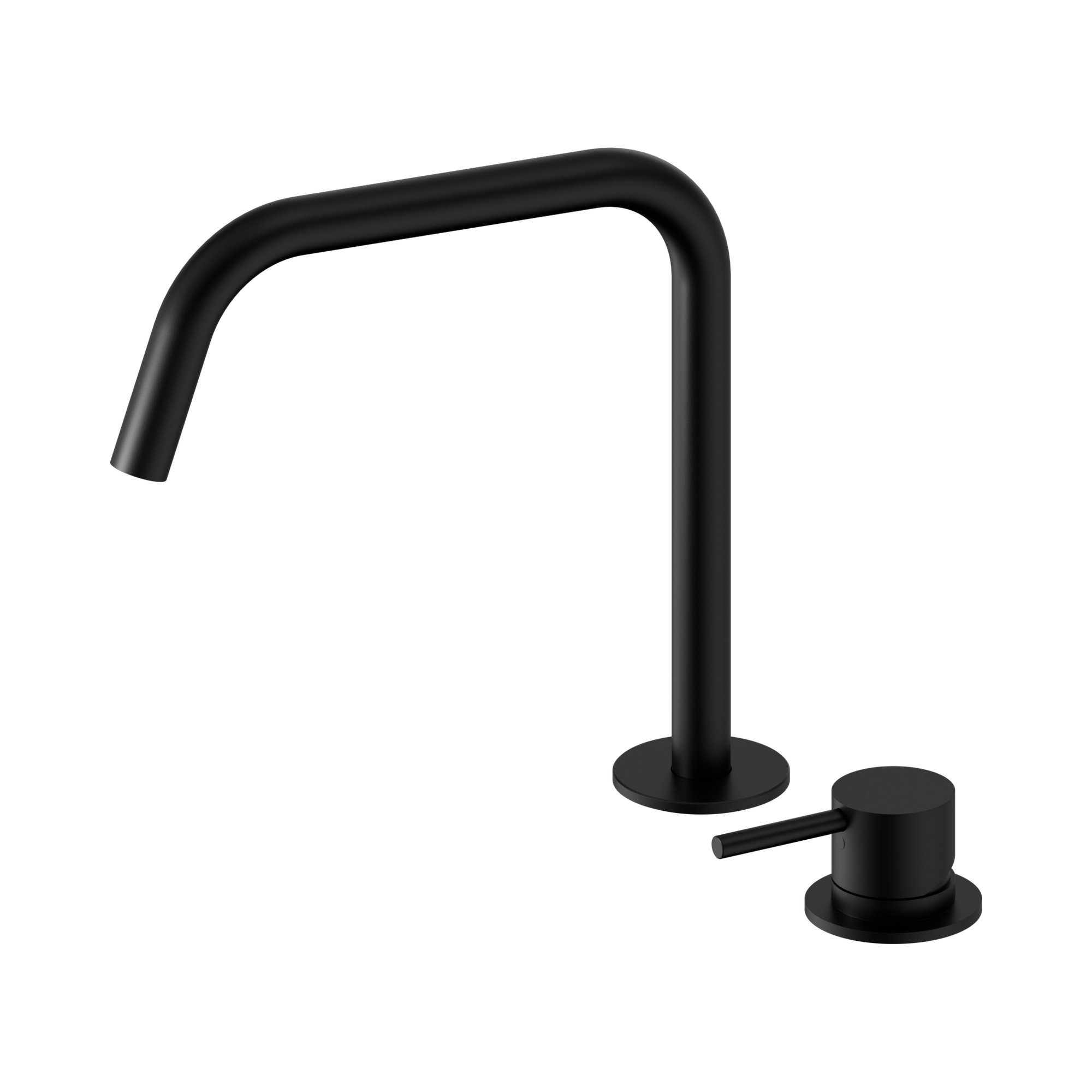 Mecca Hob Bath/Kitchen Mixer Set Edge Spout II