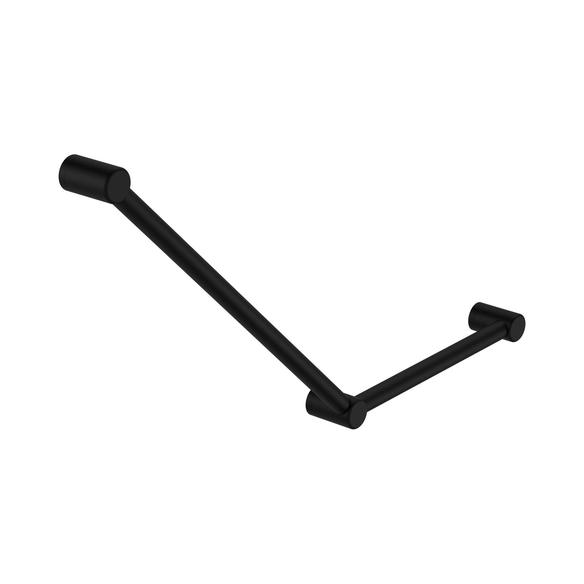 Mecca Care 32mm Ambulant Toilet Grab Rail 45 Degree 750X450mm