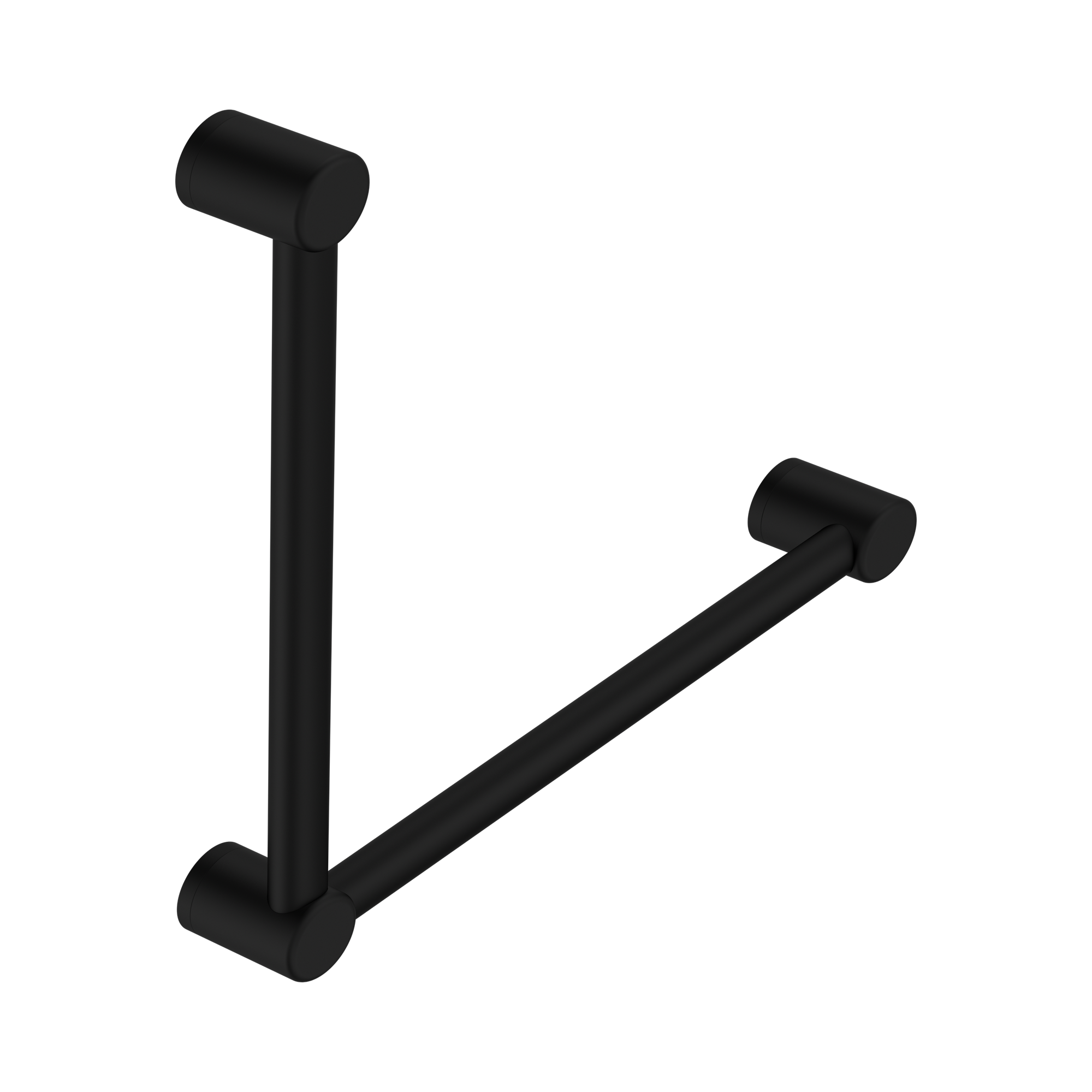 Mecca Care 32mm Ambulant Toilet Grab Rail 90 Degree 450X450mm