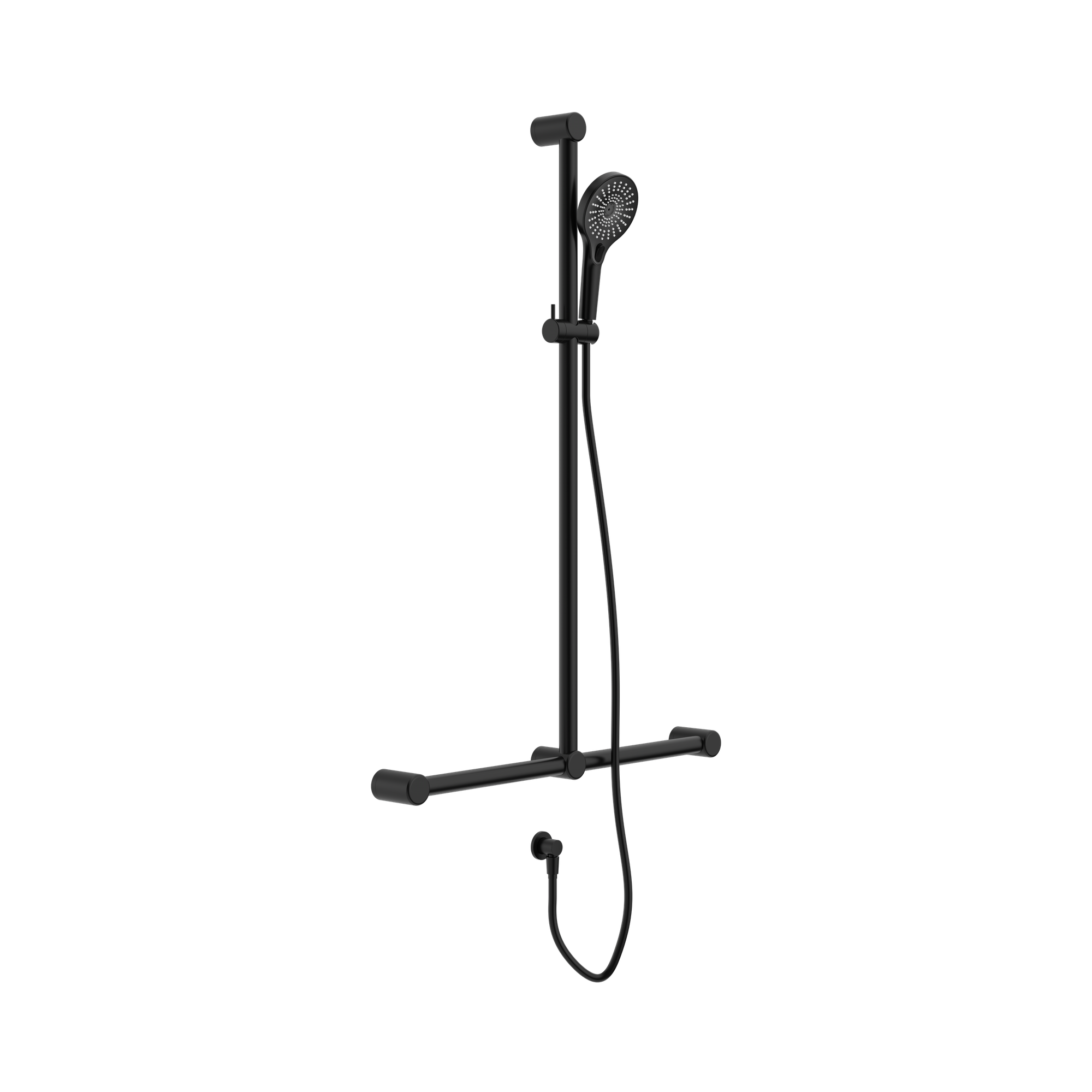 Mecca Care 32mm T Bar Grab Rail And Adjustable Shower Set 1100X750mm