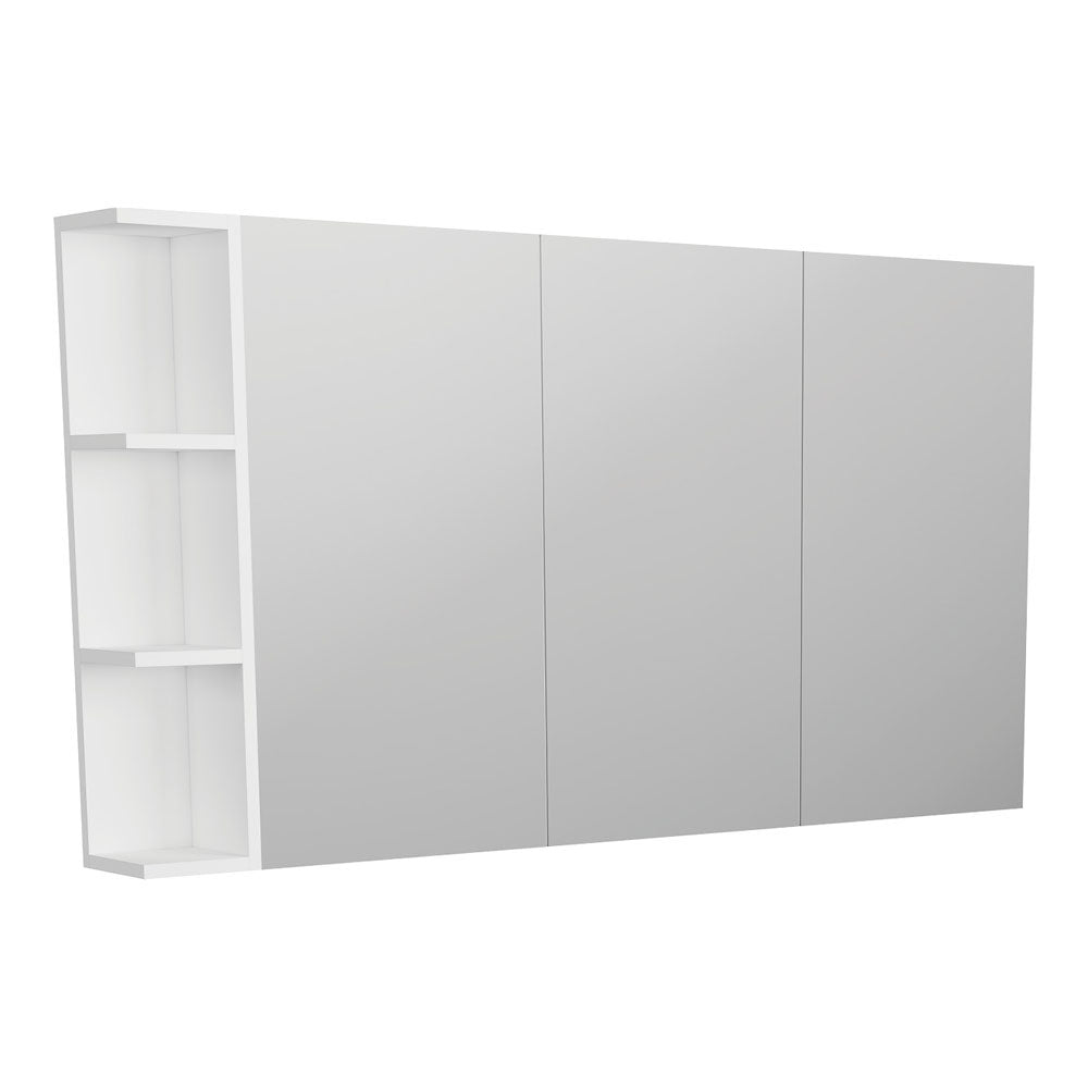 Pencil Edge 1200 Mirror Cabinet, 1 Side Shelf