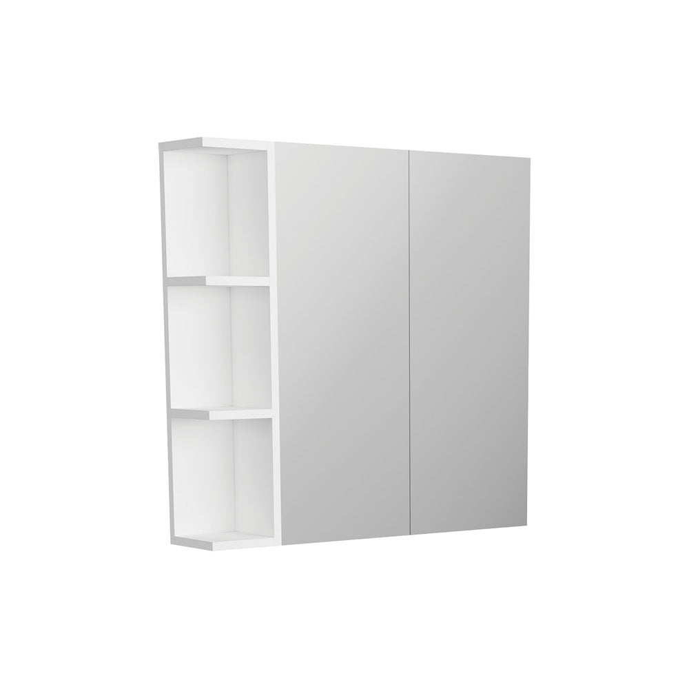 Pencil Edge 600 Mirror Cabinet, 1 Side Shelf