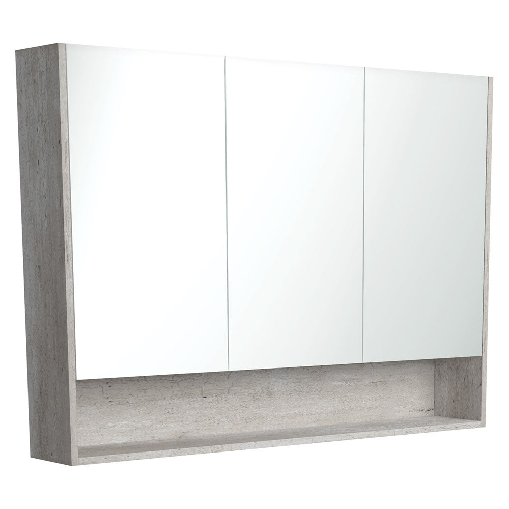1200 Mirror Cabinet with Display Shelf, Industrial