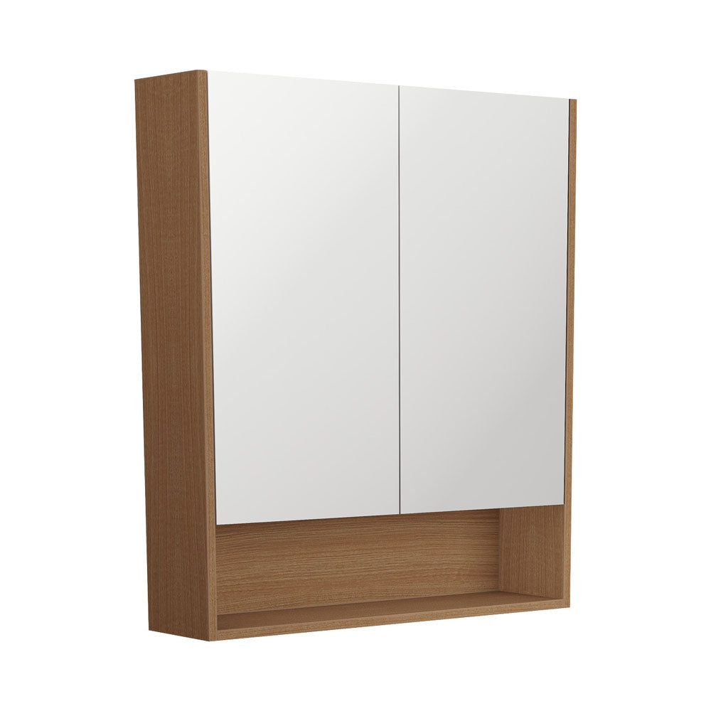 750 Mirror Cabinet with Display Shelf, Walnut