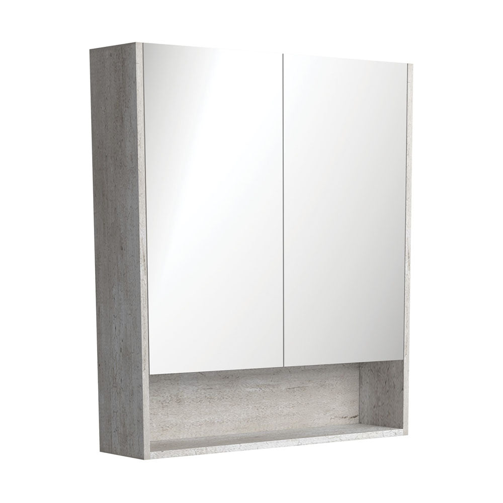 750 Mirror Cabinet with Display Shelf, Industrial
