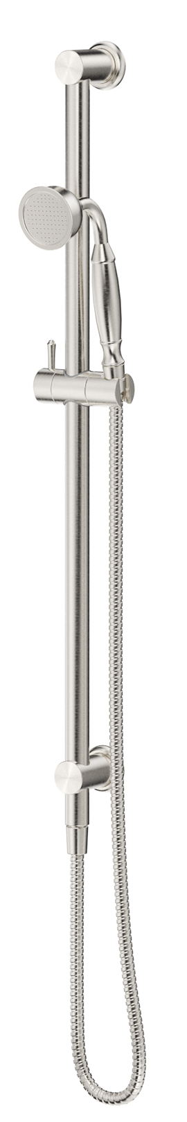 Mica Heritage Shower Rail - Brushed Nickel