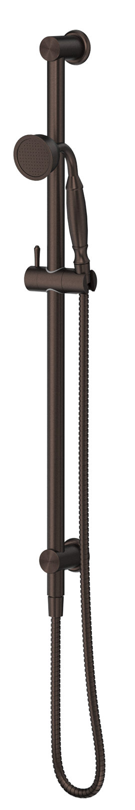 Mica Heritage Shower Rail - Dusk Bronze