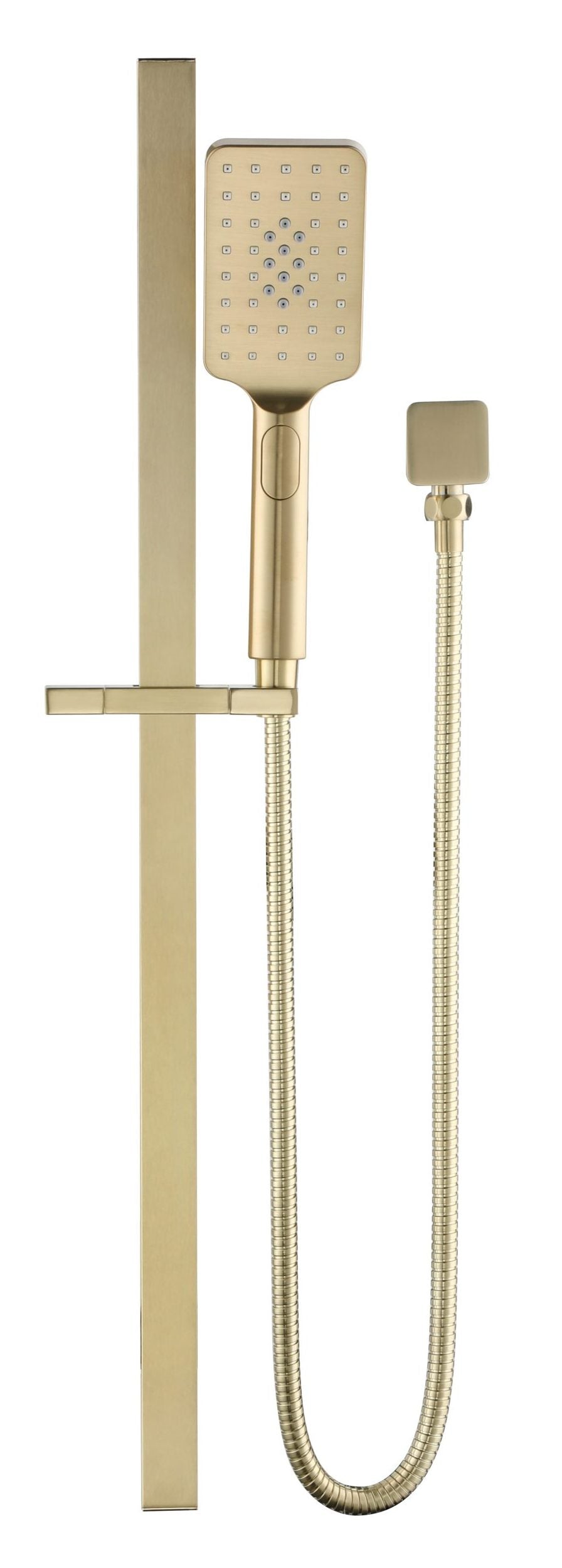 Cresta Single Shower Rail - French Gold
