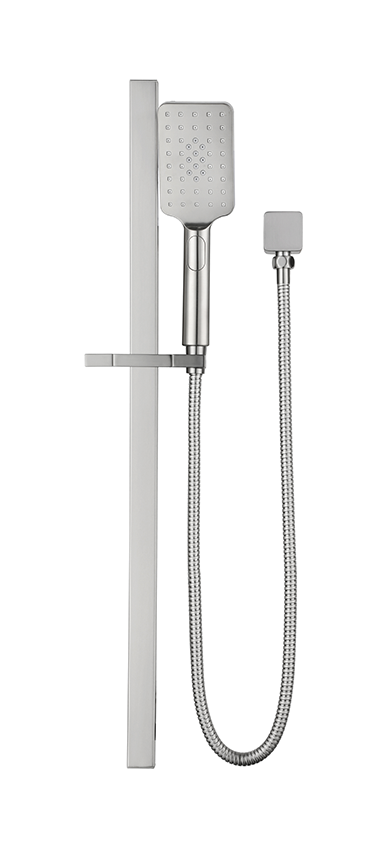 Cresta Single Shower Rail - Brushed Nickel