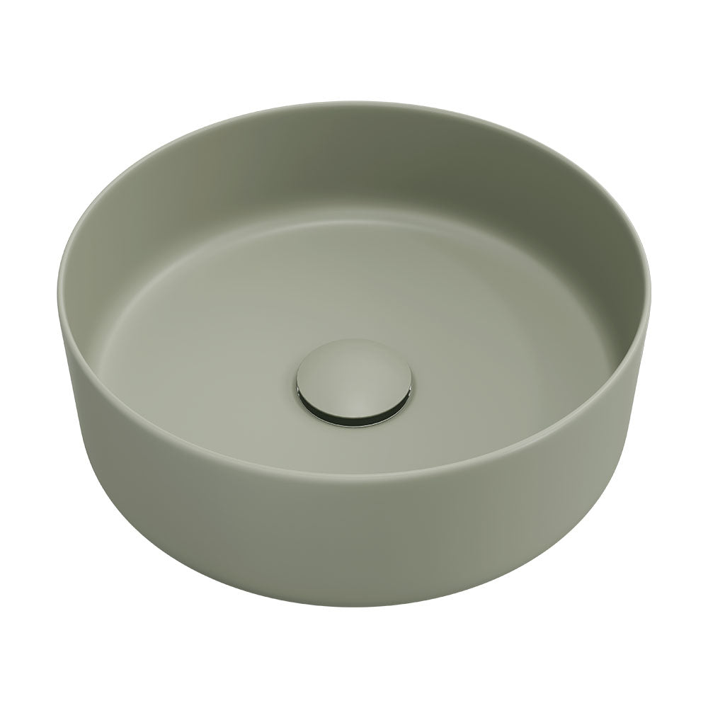 Reba Above Counter Basin, Matte Olive