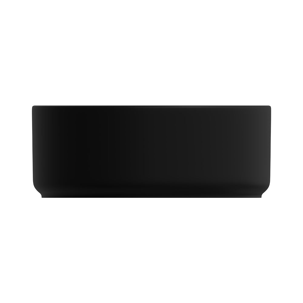 Reba Luxe Above Counter Basin, Matte Black