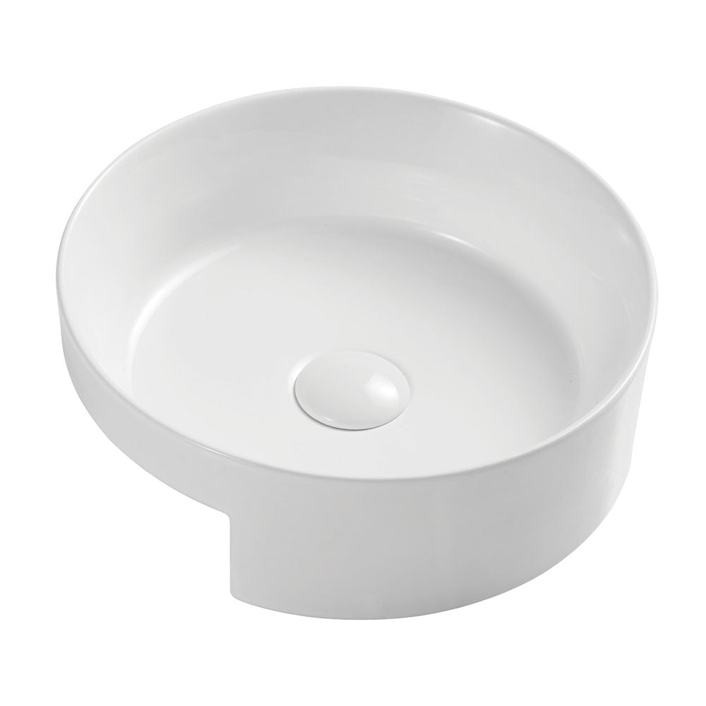 Reba Semi-Recessed Basin, No Tap Hole