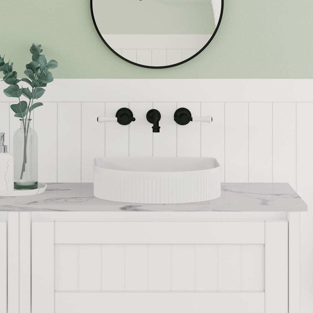 Eleanor Arch Above Counter Fluted Basin