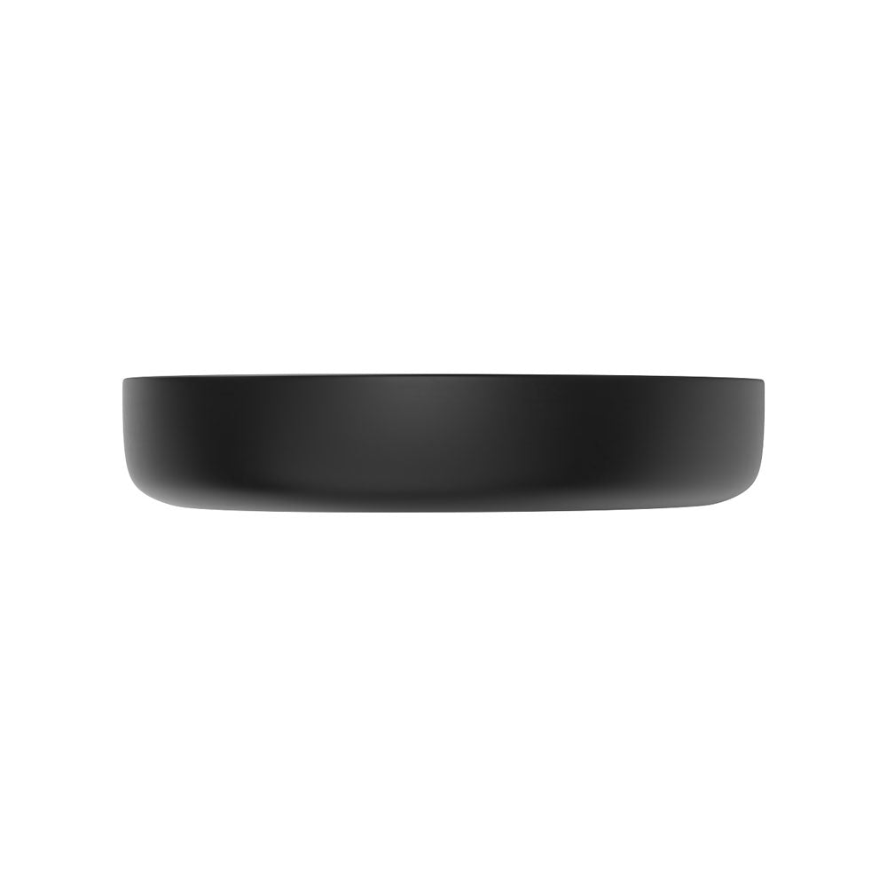 Pebble Medium Above Counter Basin, Matte Black