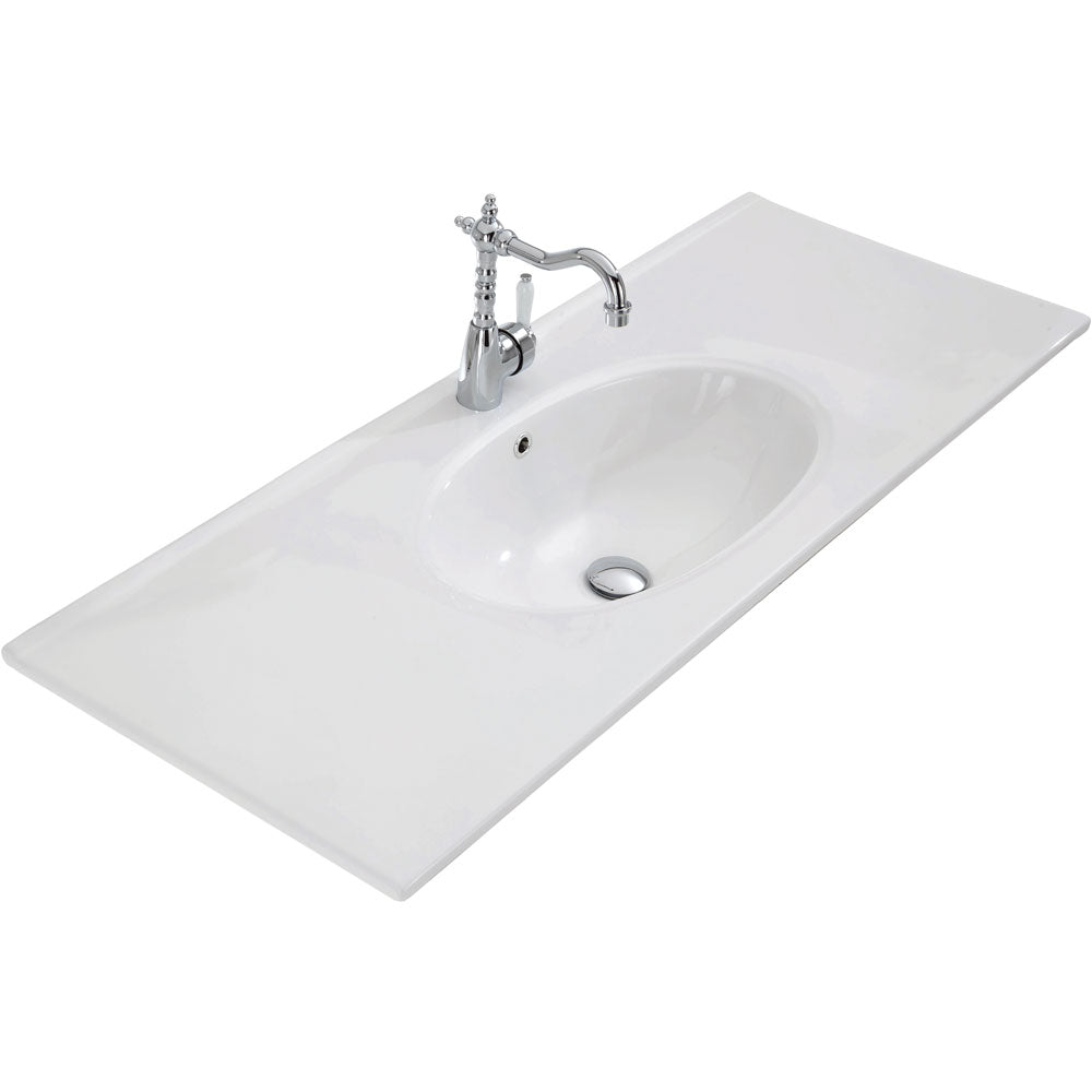 Rotondo Full Depth Ceramic Basin Top 1200