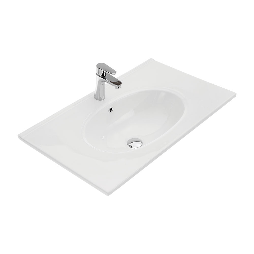 Rotondo Full Depth Ceramic Basin Top 750