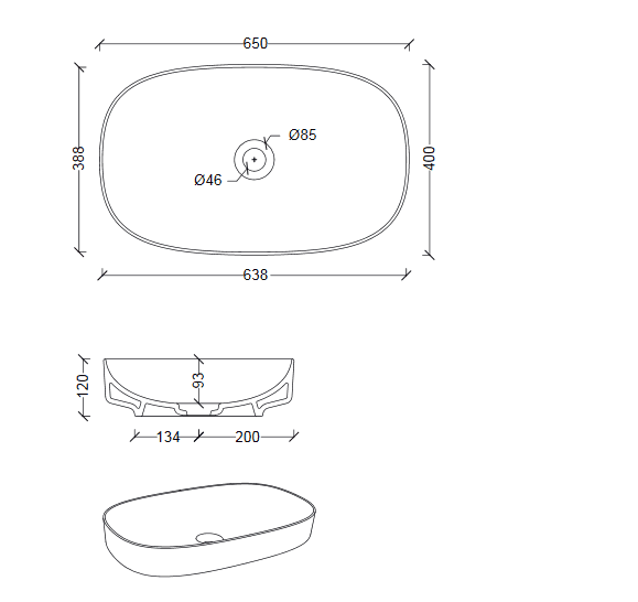 STUDIO BAGNO - form oval