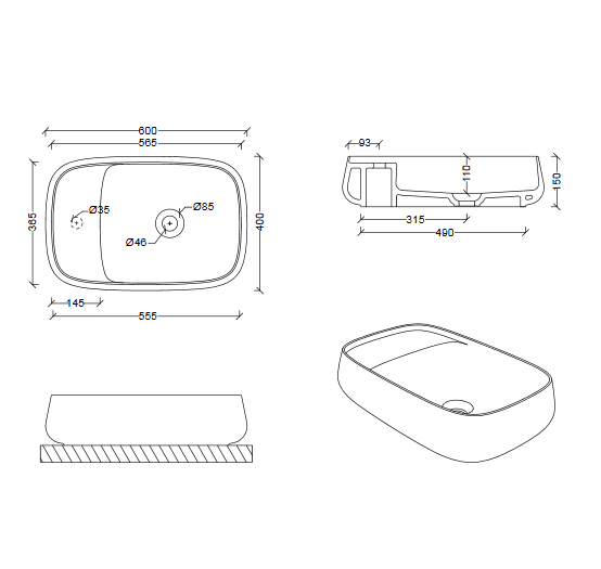 STUDIO BAGNO - nur 60x plan