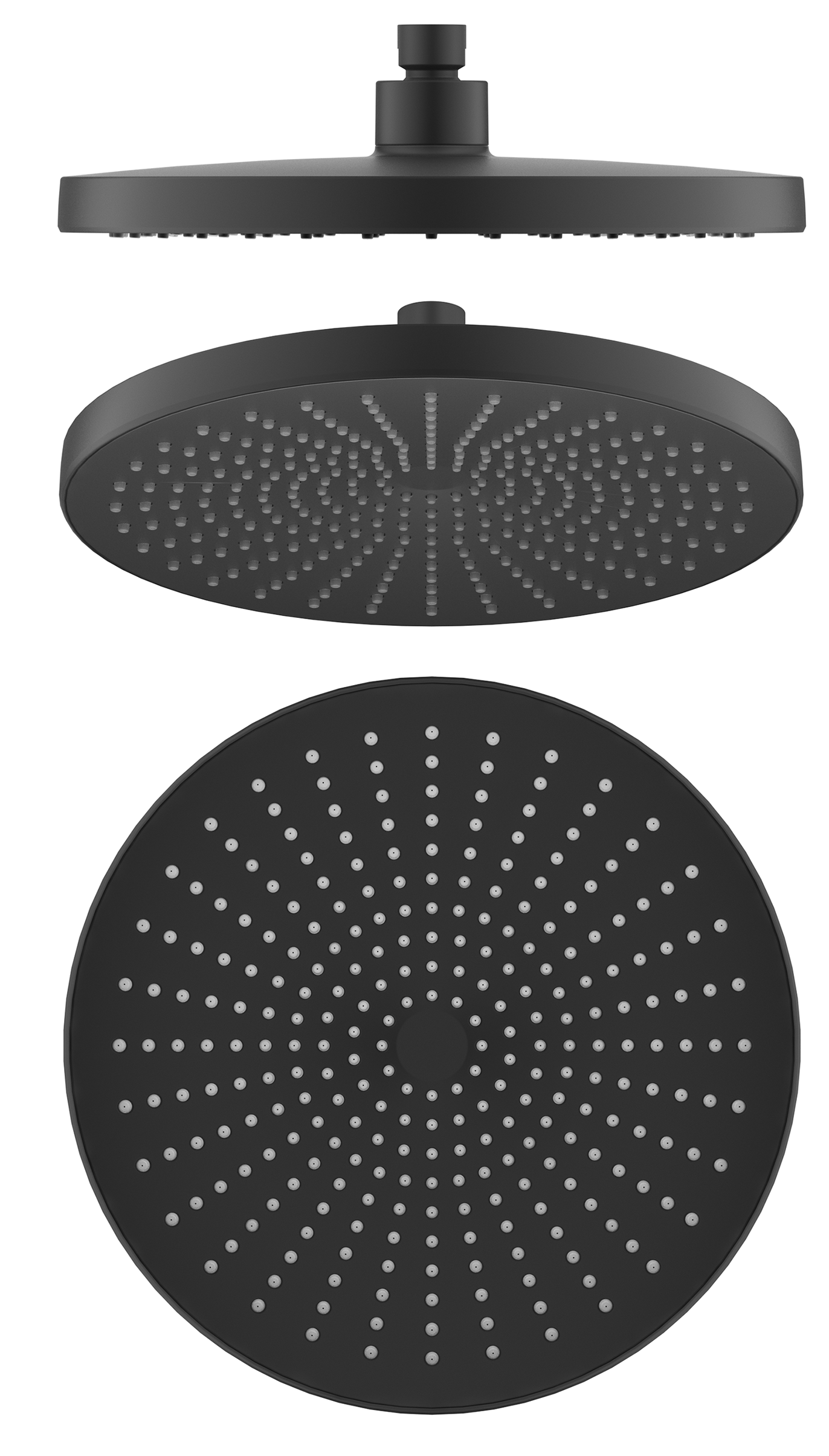 Mica 6H Shower Head - Black