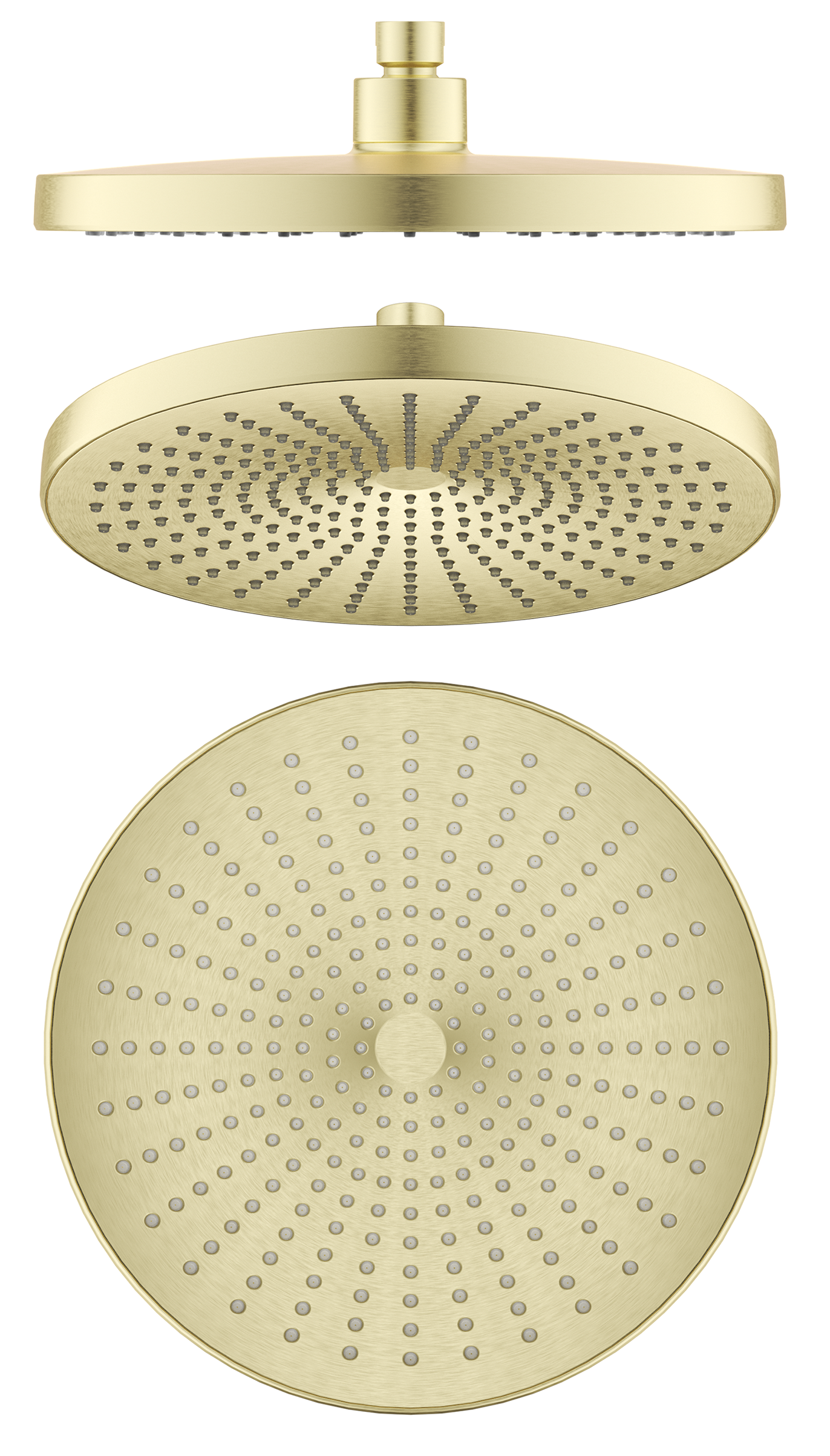 Mica 6H Shower Head - French Gold