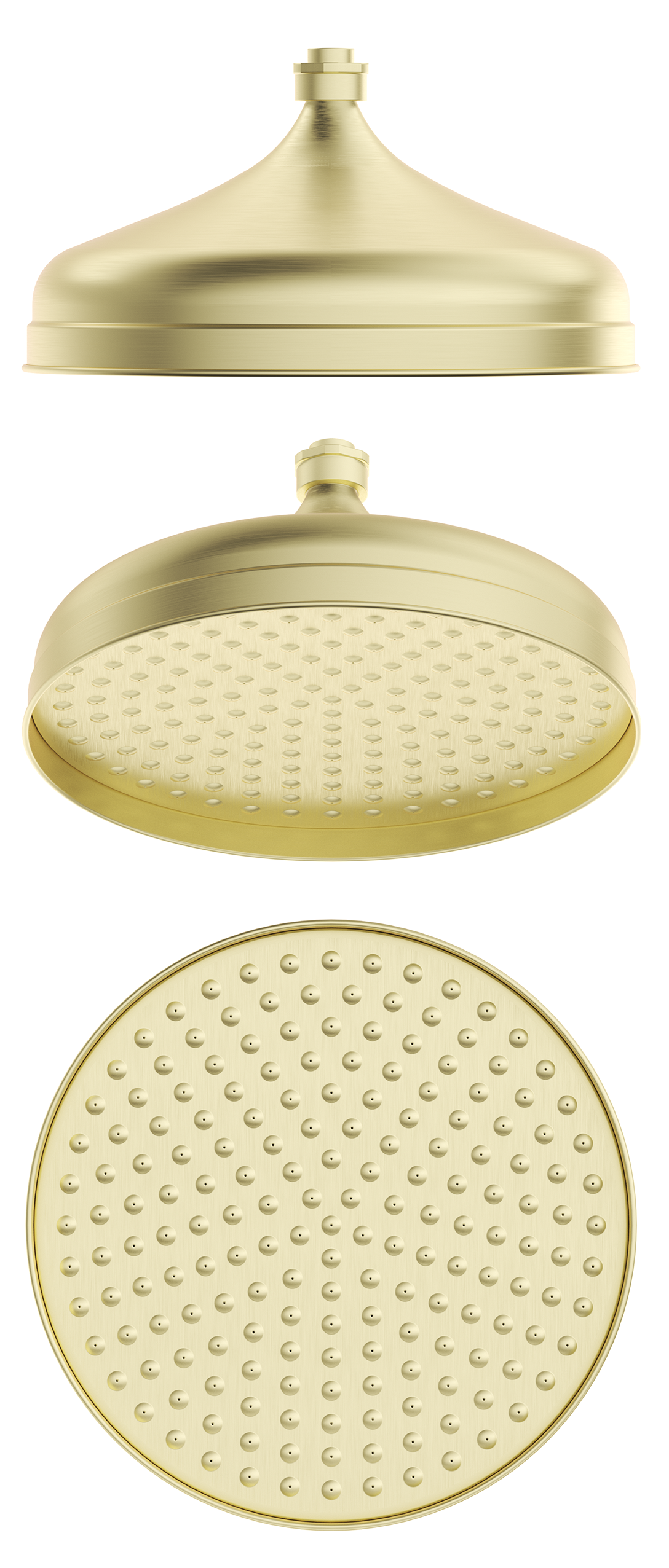 Mica Heritage Shower Head - French Gold