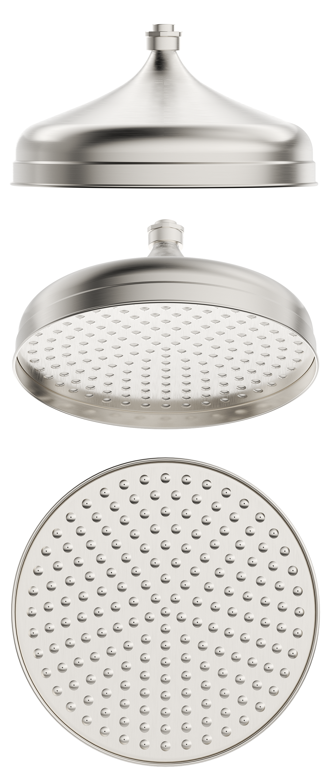 Mica Heritage Shower Head - Brushed Nickel